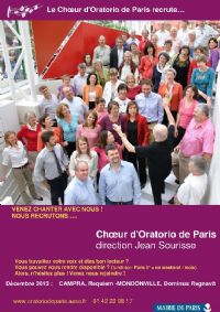 Concert Musique sacrée à la cour de Versailles. Du 14 au 15 décembre 2013 à Paris05. Paris. 